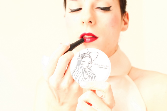 The Cherry blossom Girl x Galeries Lafayette - Makeup pin up 08