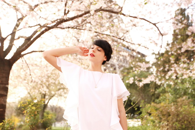 The Cherry Blossom Girl - Blossoms at the Eiffel Tower 08