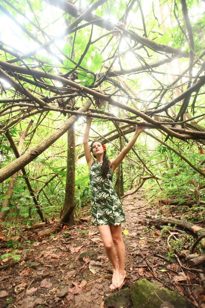 The Cherry Blossom Girltahitian Forest 