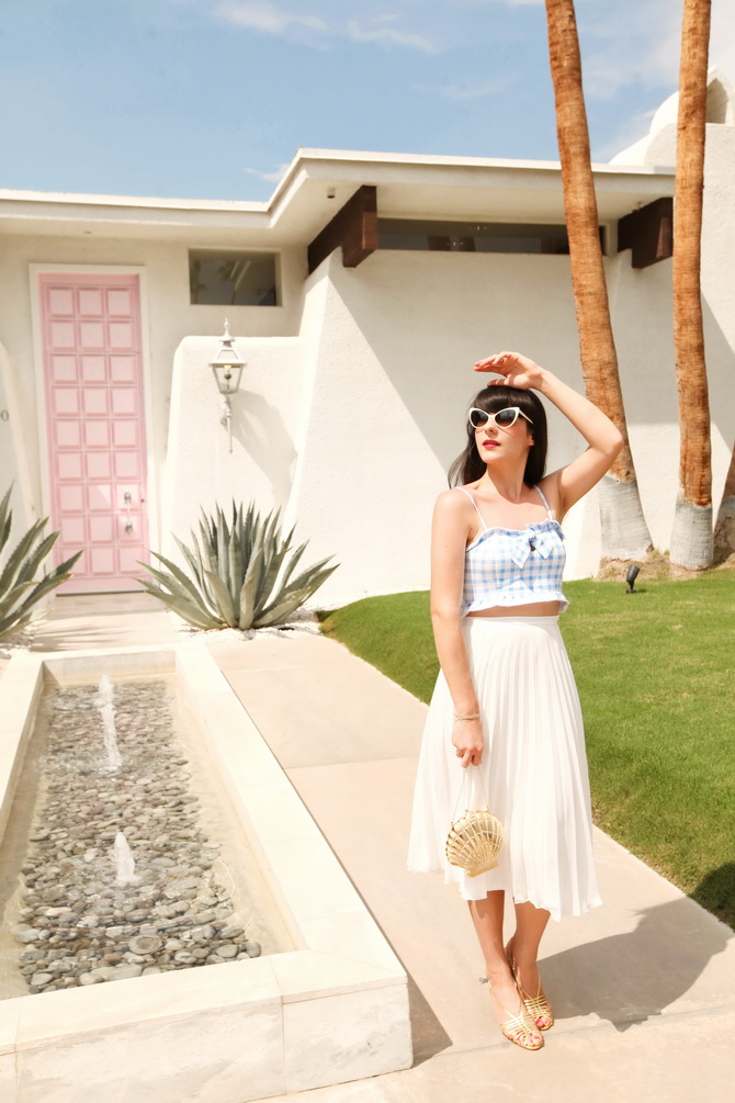 The Cherry Blossom Girl - Palm Springs Pink Door 13