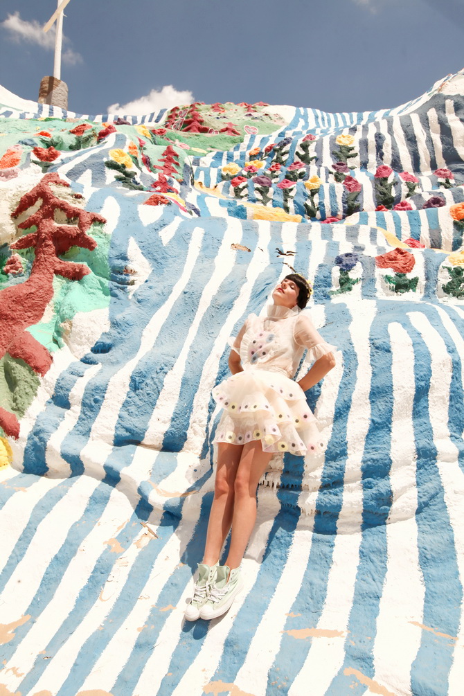 The Cherry Blossom Girl - Salvation Mountain 02