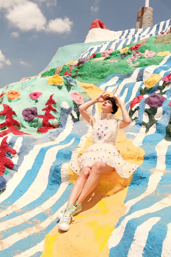 The Cherry Blossom Girl - Salvation Mountain 04