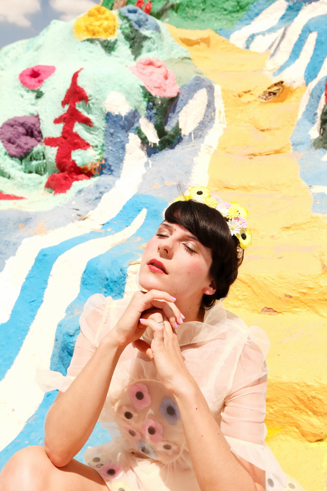 The Cherry Blossom Girl - Salvation Mountain 06