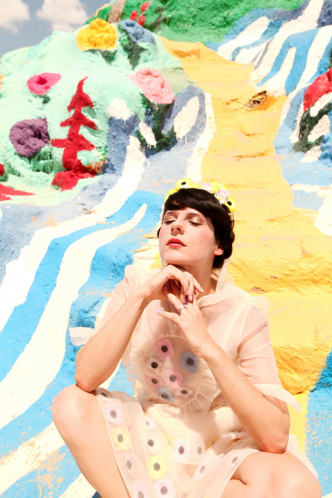 The Cherry Blossom Girl - Salvation Mountain 07