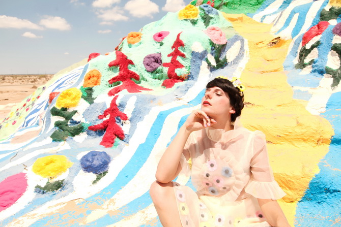 The Cherry Blossom Girl - Salvation Mountain 08