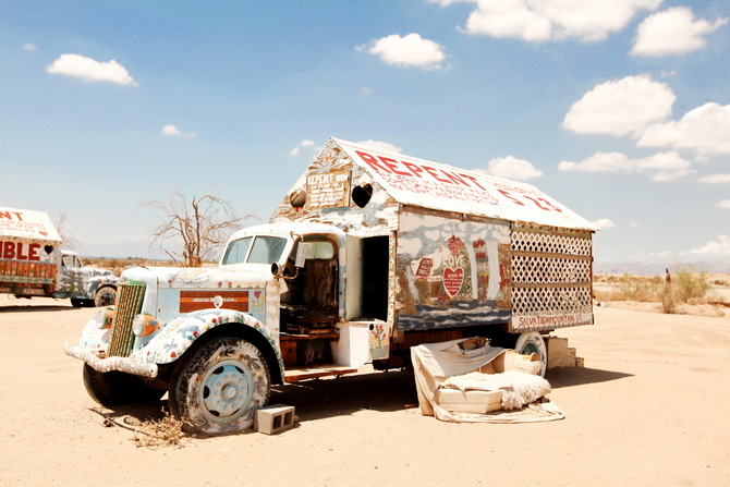 The Cherry Blossom Girl - Salvation Mountain 15