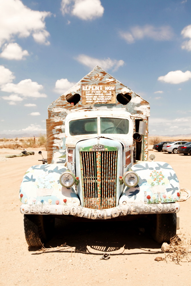 The Cherry Blossom Girl - Salvation Mountain 16